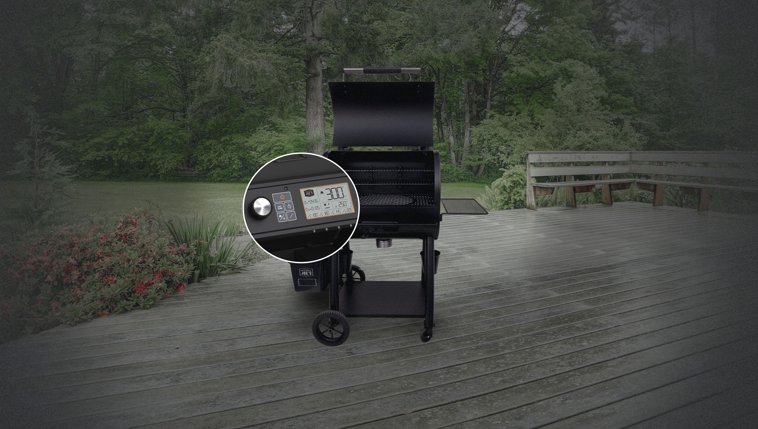 A category first dual sensor temp control providing incredible accuracy for each cooking mode.
