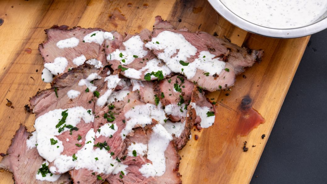 Smoked Hanging Leg of Lamb with Dill Sauce Recipe Oklahoma Joe’s NZ
