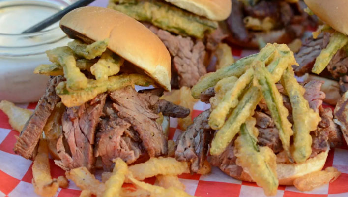Smoked Skirt Steak Sliders